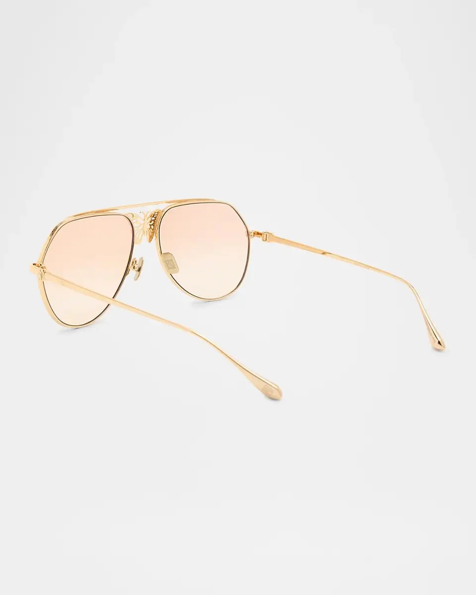 Anna-Karin Karlsson Miss Rosell 2 62MM Aviator Sunglasses | Thumbnail 4