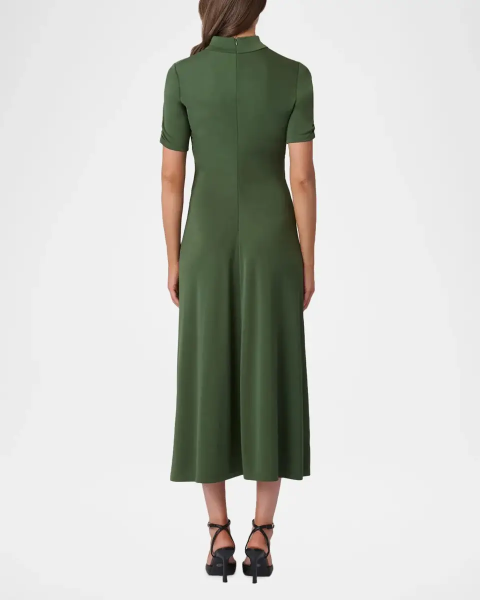 Shoshanna Shelly Mock-Neck Stretch Jersey Midi Dress | Thumbnail 3 Shoshanna Shelly Mock-Neck Stretch Jersey Midi Dress | Thumbnail 3