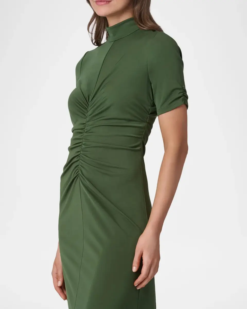 Shoshanna Shelly Mock-Neck Stretch Jersey Midi Dress | Thumbnail 4 Shoshanna Shelly Mock-Neck Stretch Jersey Midi Dress | Thumbnail 4