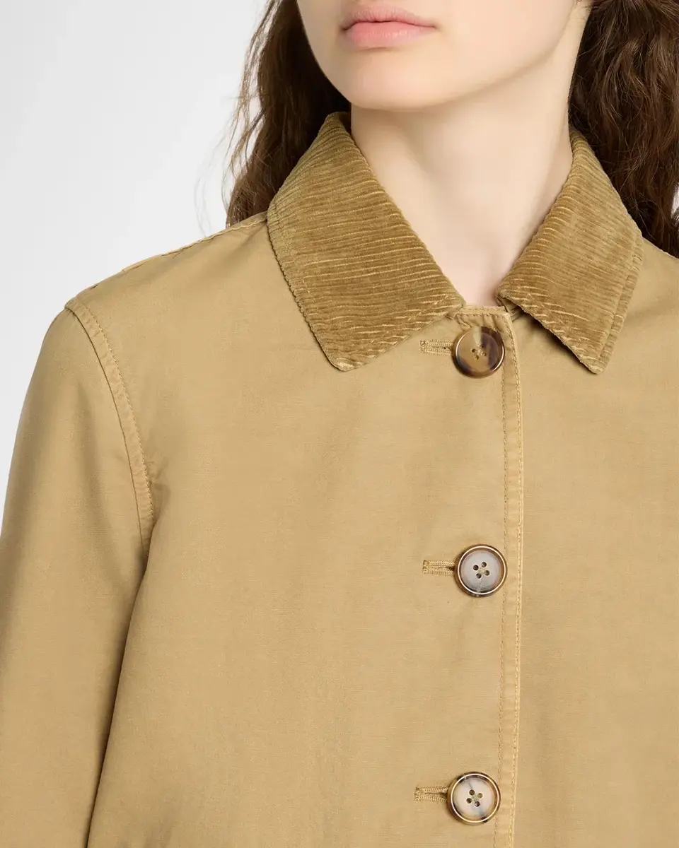 The Row Benka Cotton Shrunken Barn Jacket | Thumbnail 5 The Row Benka Cotton Shrunken Barn Jacket | Thumbnail 5