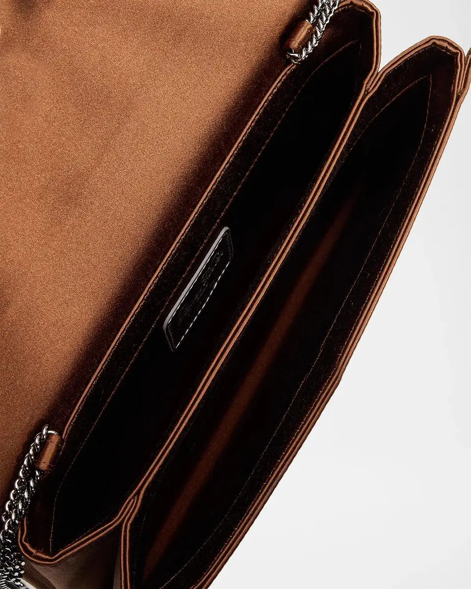 Roger Vivier Efflorescence Rhinestone Buckle Satin Clutch Bag | Thumbnail 4 Roger Vivier Efflorescence Rhinestone Buckle Satin Clutch Bag | Thumbnail 4