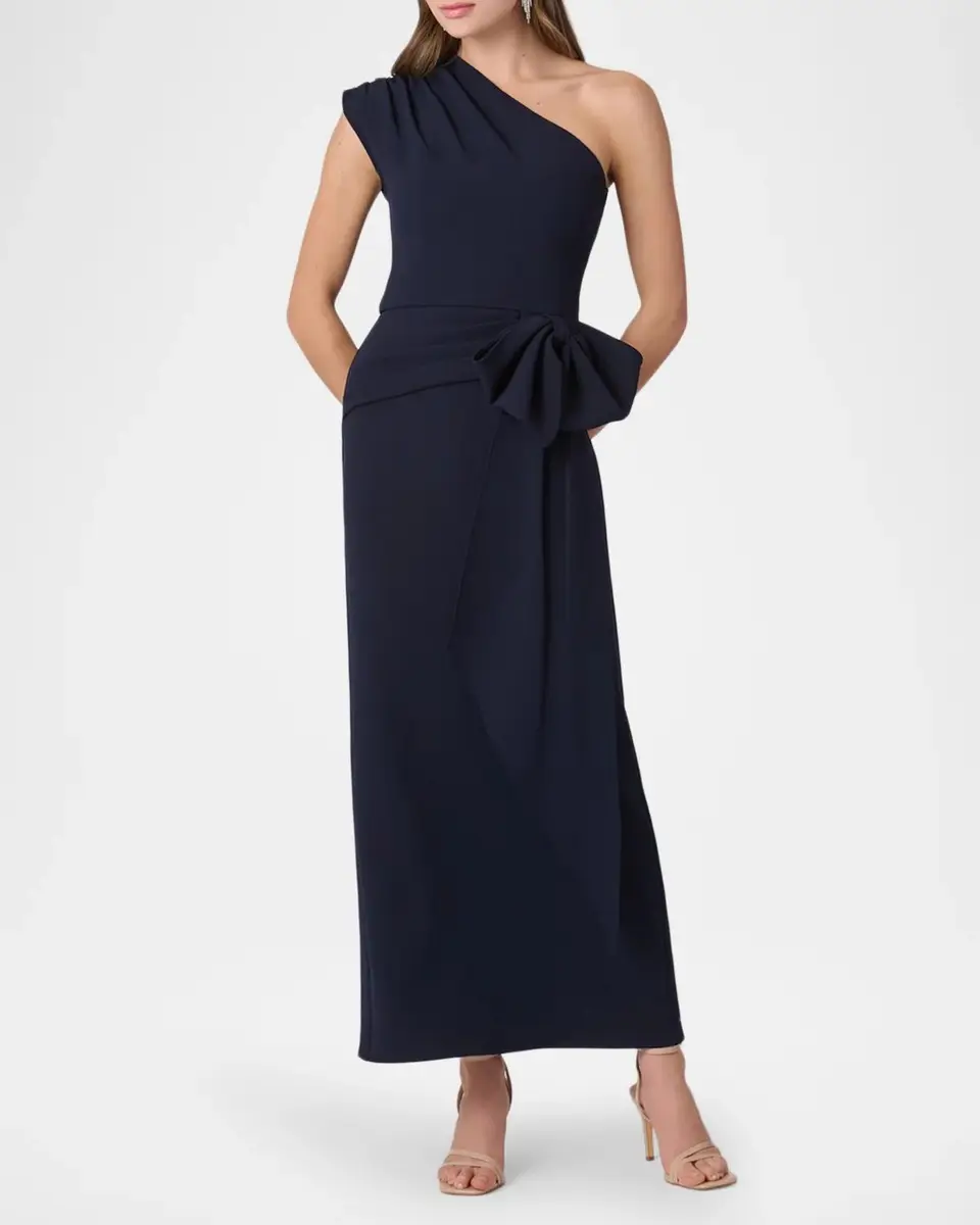 Shoshanna Ansley Draped One-Shoulder Maxi Dress | Thumbnail 2 Shoshanna Ansley Draped One-Shoulder Maxi Dress | Thumbnail 2
