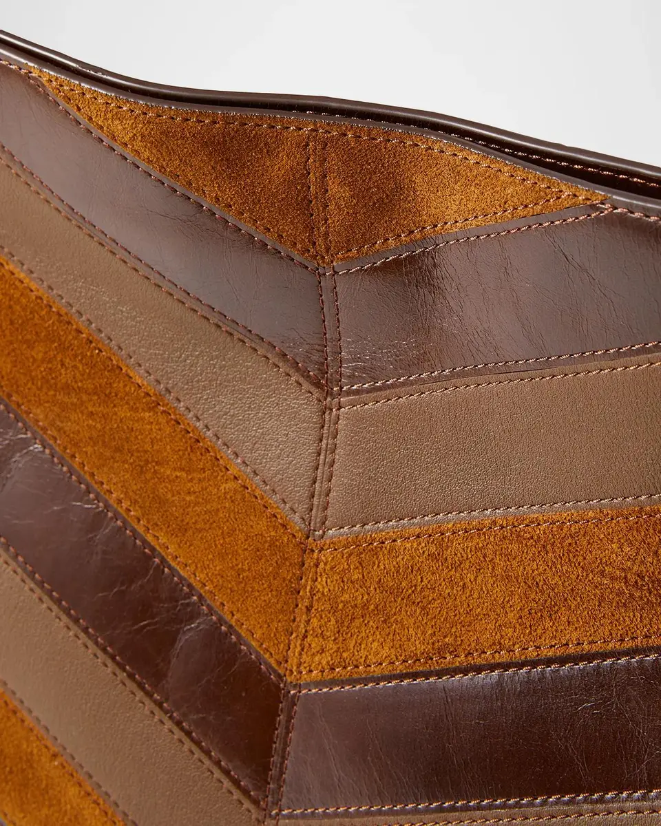 Veronica Beard Vida Chevron Suede Shoulder Bag | Thumbnail 4 Veronica Beard Vida Chevron Suede Shoulder Bag | Thumbnail 4