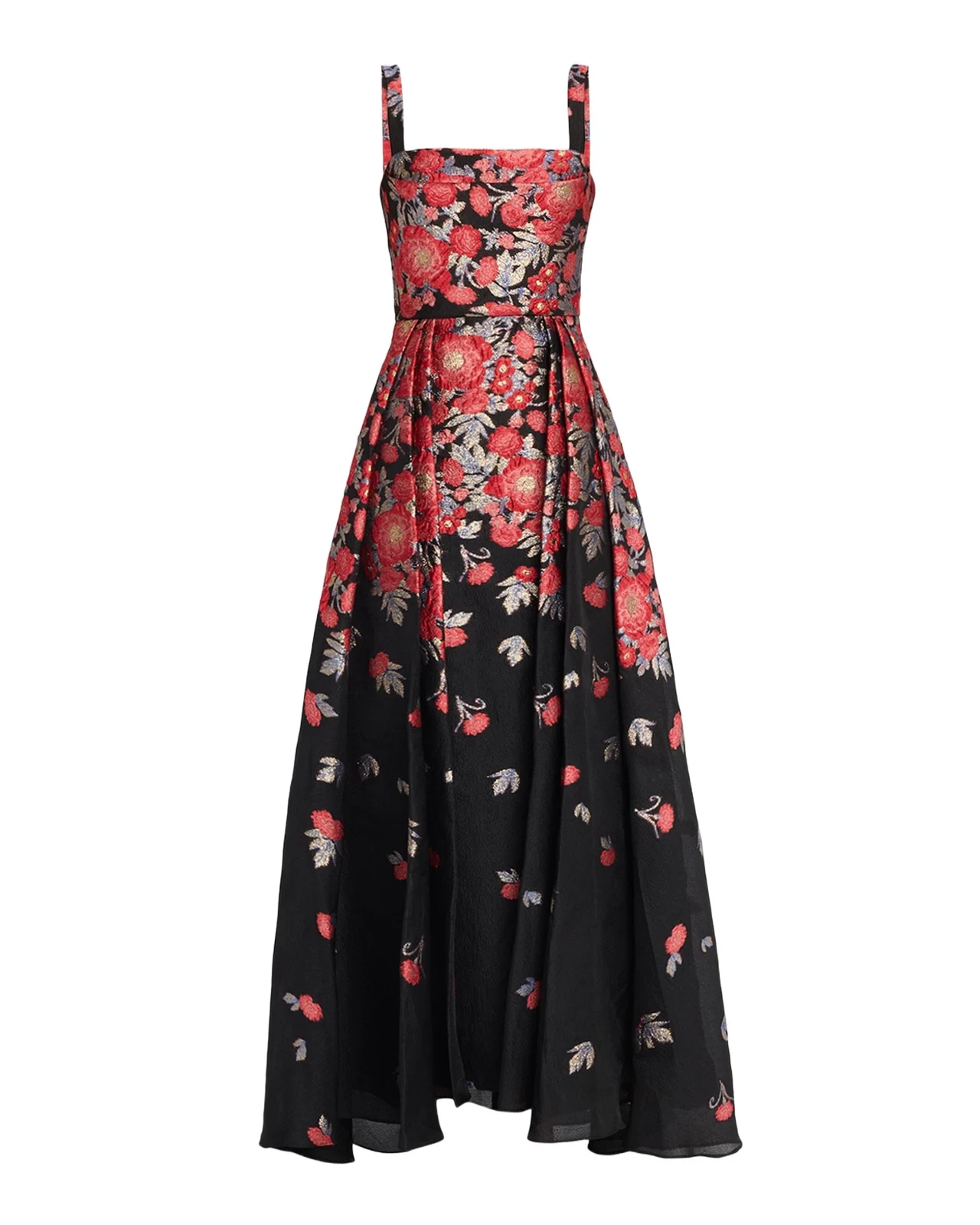 Ginevra Floral Jacquard Maxi Dress Ginevra Floral Jacquard Maxi Dress