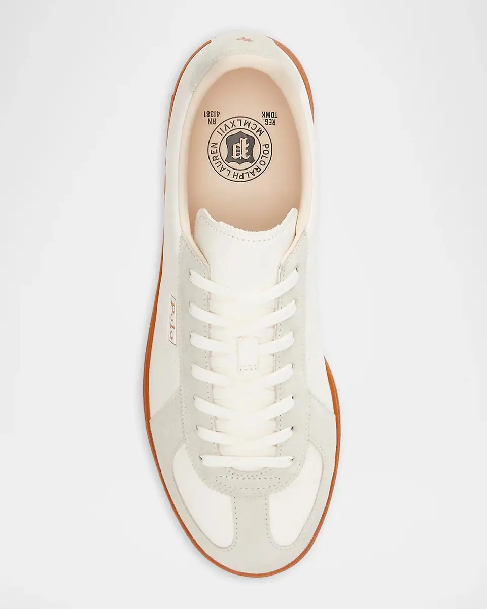 Polo Ralph Lauren Men's Bedford Leather Low-Top Sneakers | Thumbnail 3