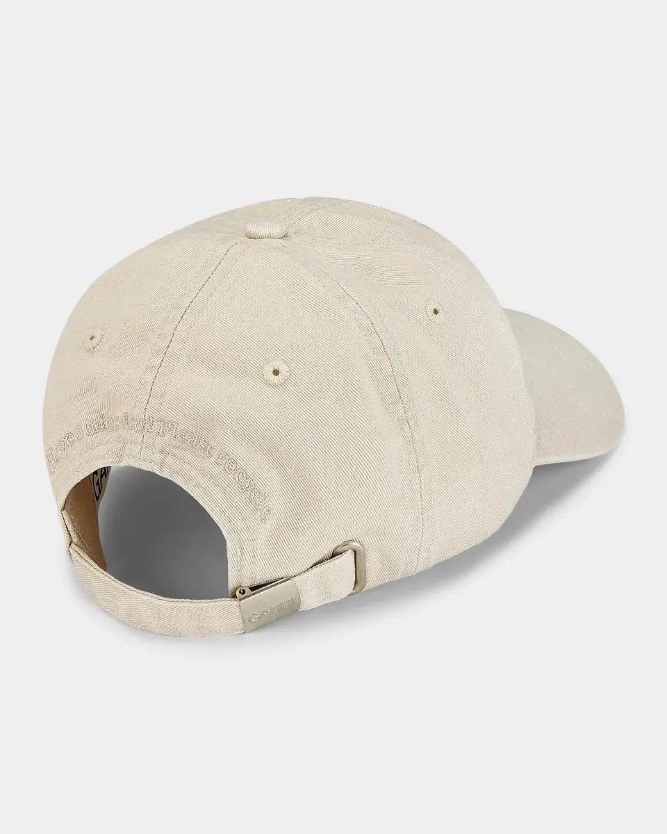 Ganni Washed Cotton Cotton Cap | Thumbnail 2