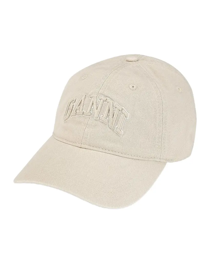 Ganni Washed Cotton Cotton Cap
