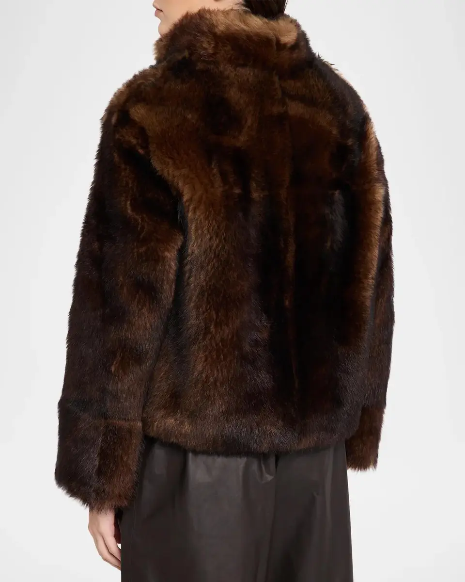 Yves Salomon Lamb Shearling Short Coat | Thumbnail 3 Yves Salomon Lamb Shearling Short Coat | Thumbnail 3