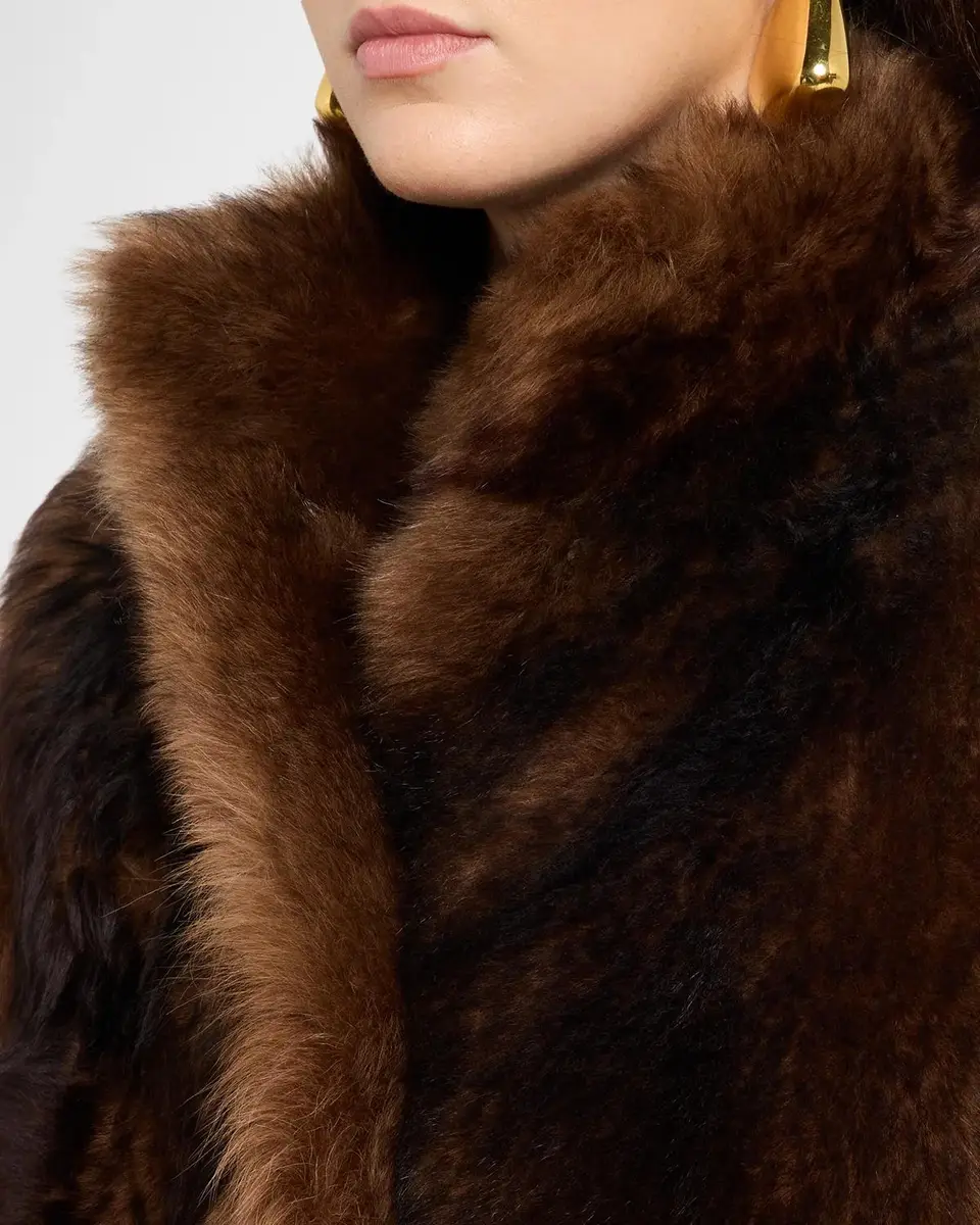 Yves Salomon Lamb Shearling Short Coat | Thumbnail 5 Yves Salomon Lamb Shearling Short Coat | Thumbnail 5