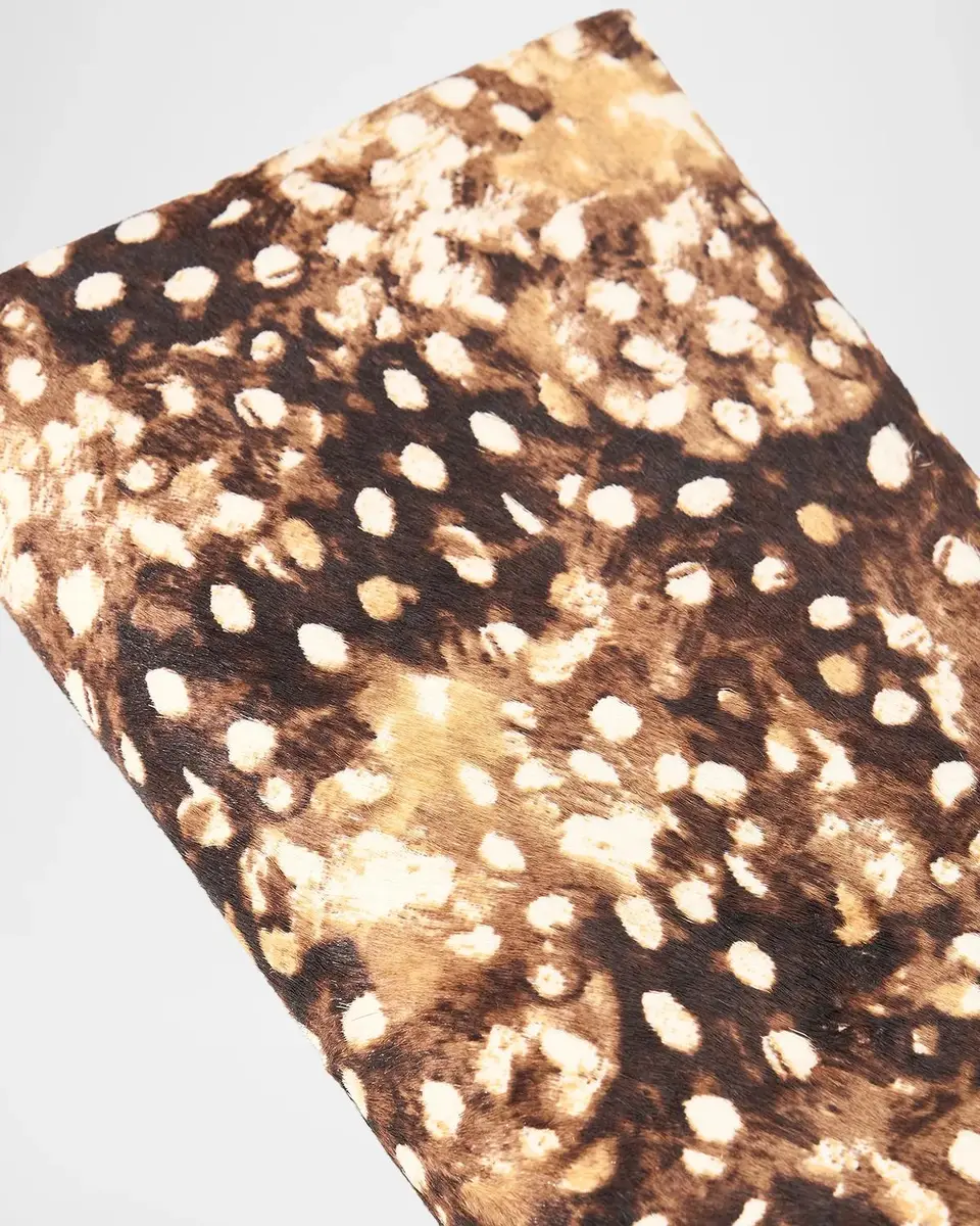 Staud Muse Fawn-Print Calf Hair Clutch Bag | Thumbnail 5