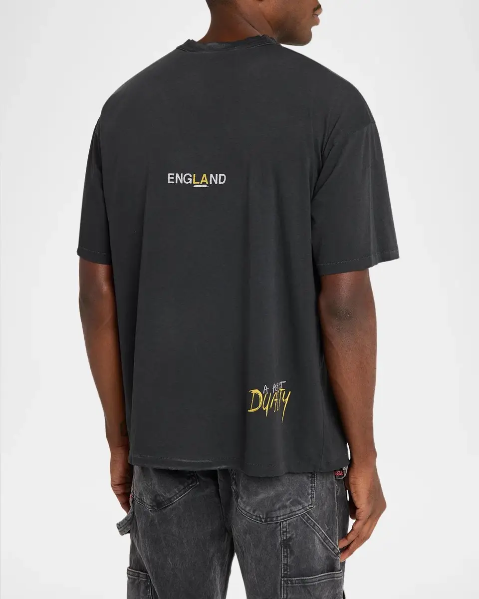 Represent Men's Enemy Cotton and Hemp Graphic T-Shirt | Thumbnail 3 Represent Men's Enemy Cotton and Hemp Graphic T-Shirt | Thumbnail 3