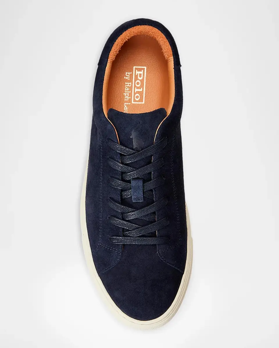 Polo Ralph Lauren Jermain Suede Low-Top Sneakers | Thumbnail 3