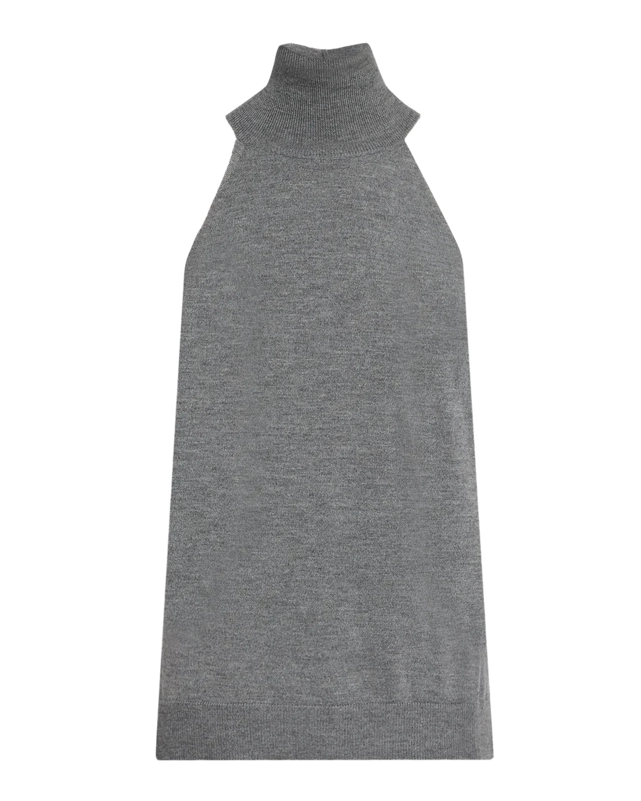 FFORME Devon Sleeveless Wool Knit Turtleneck Top