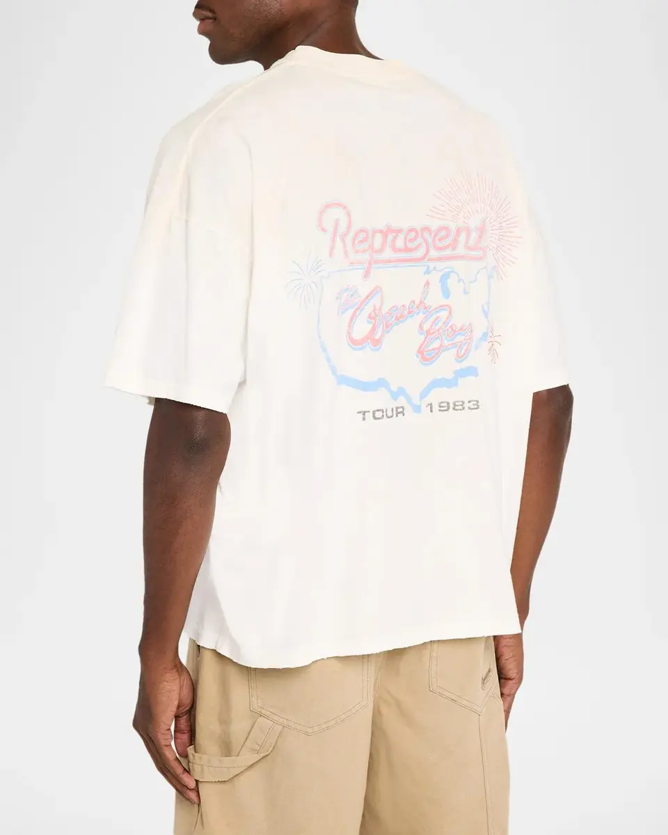 Represent x The Beach Boys Men's Logo T-Shirt | Thumbnail 3