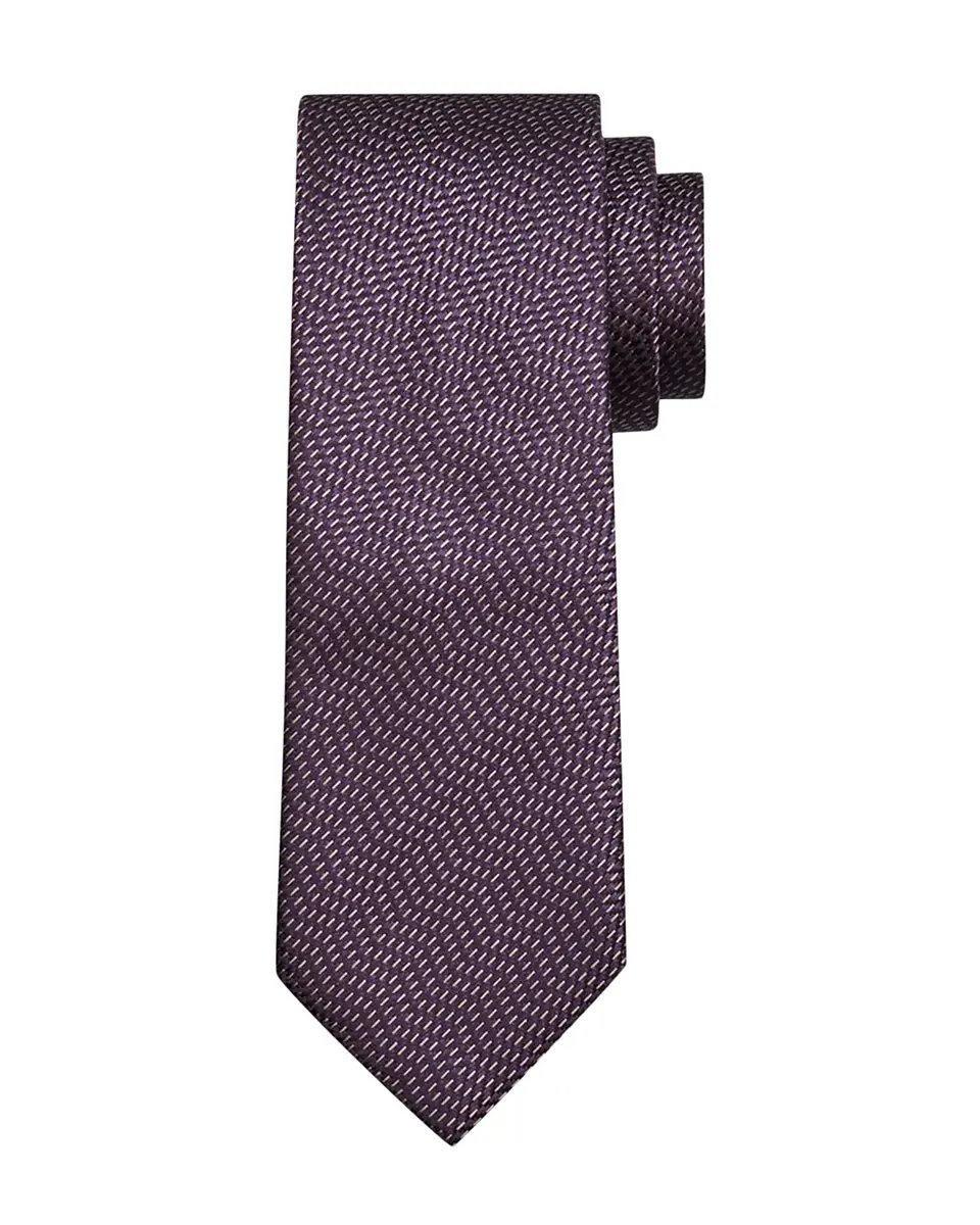Brioni Men's Silk Micro-Jacquard Tie | Thumbnail 2 Brioni Men's Silk Micro-Jacquard Tie | Thumbnail 2
