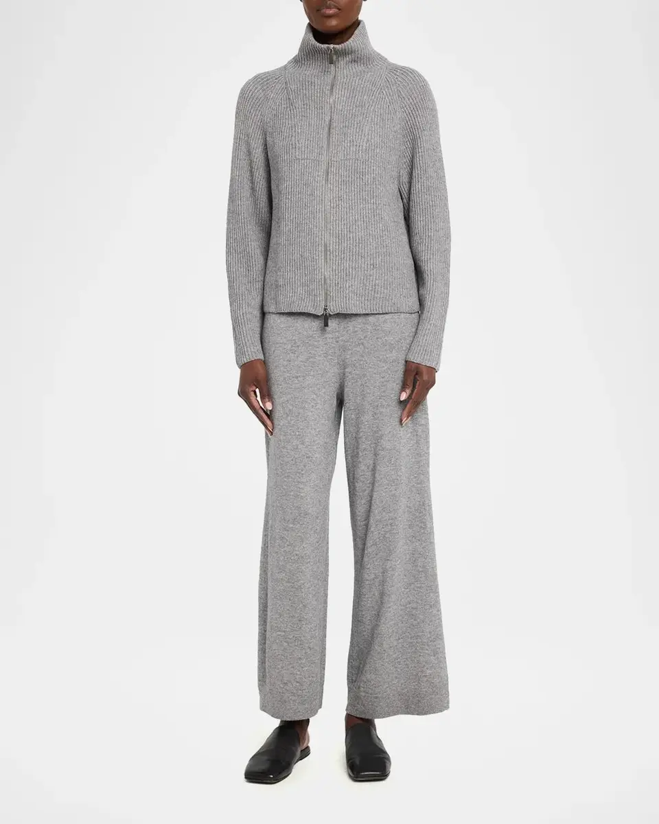 Lafayette 148 New York Zip-Front Rib Knit Cardigan | Thumbnail 2 Lafayette 148 New York Zip-Front Rib Knit Cardigan | Thumbnail 2