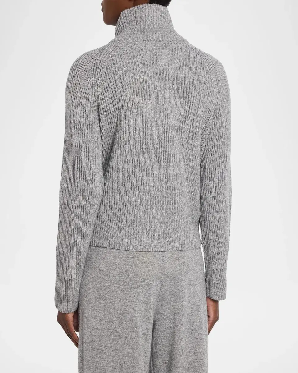 Lafayette 148 New York Zip-Front Rib Knit Cardigan | Thumbnail 3 Lafayette 148 New York Zip-Front Rib Knit Cardigan | Thumbnail 3
