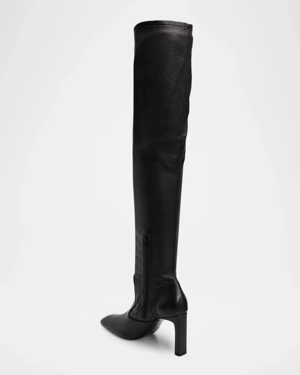TOTEME Over-the-Knee Stretch Leather Boots | Thumbnail 4 TOTEME Over-the-Knee Stretch Leather Boots | Thumbnail 4