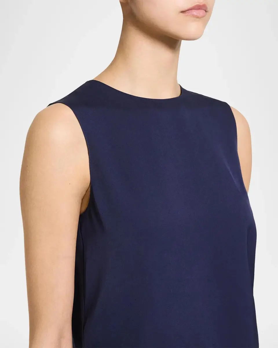 Theory Silk Straight Shell Top | Thumbnail 5 Theory Silk Straight Shell Top | Thumbnail 5