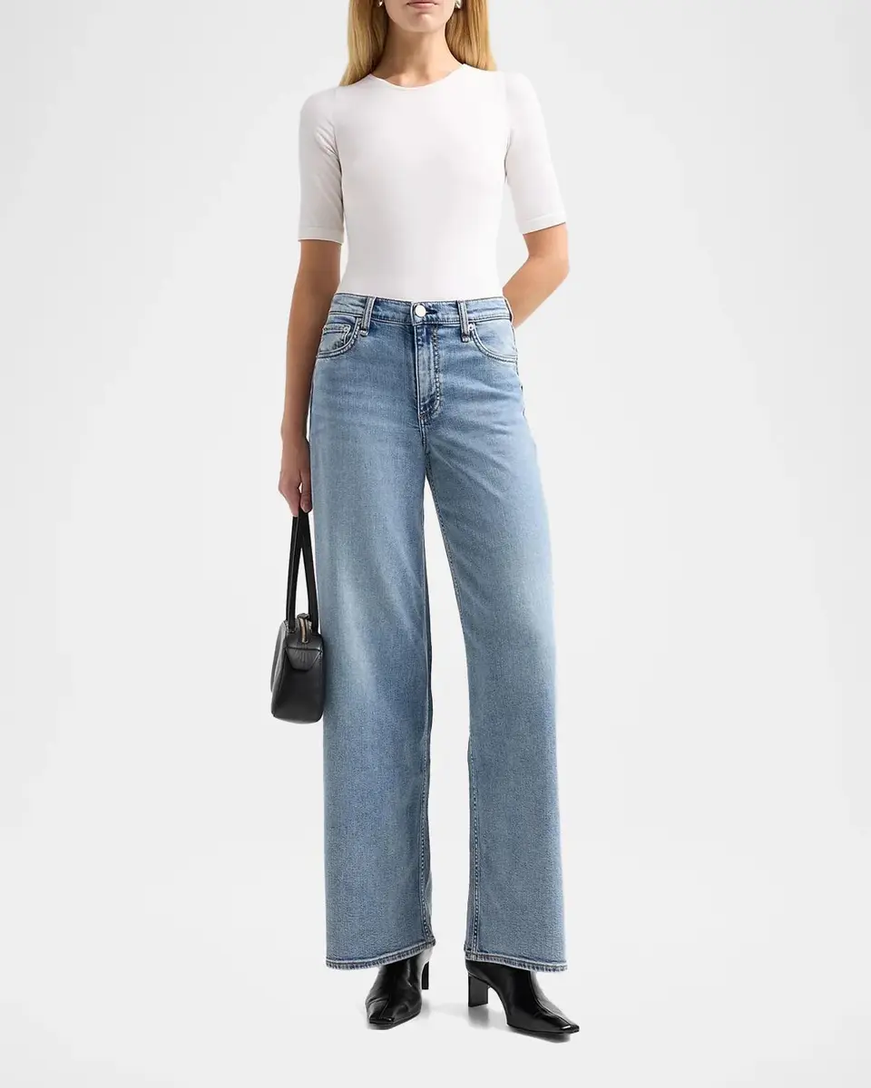 rag & bone Sofie Stretch Featherweight Wide-Leg Jeans | Thumbnail 2 rag & bone Sofie Stretch Featherweight Wide-Leg Jeans | Thumbnail 2