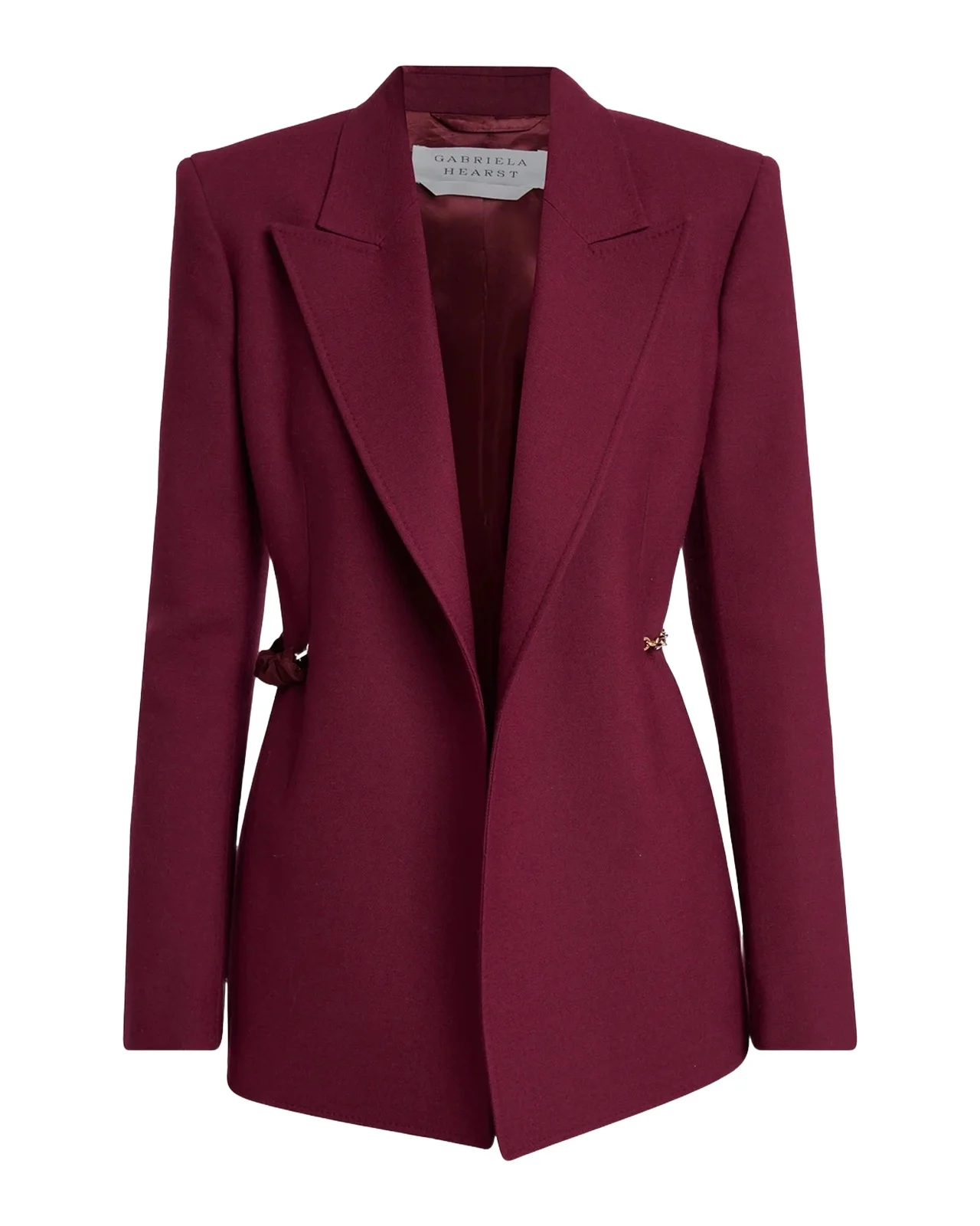 Epona Chain-Waist Wool Blazer Jacket Epona Chain-Waist Wool Blazer Jacket
