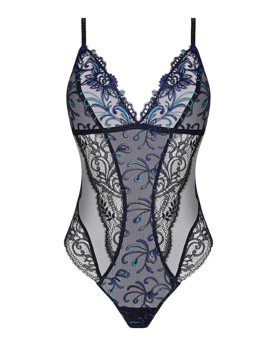 Lise Charmel Embroidered Lace & Tulle Bodysuit | Thumbnail 2 Lise Charmel Embroidered Lace & Tulle Bodysuit | Thumbnail 2