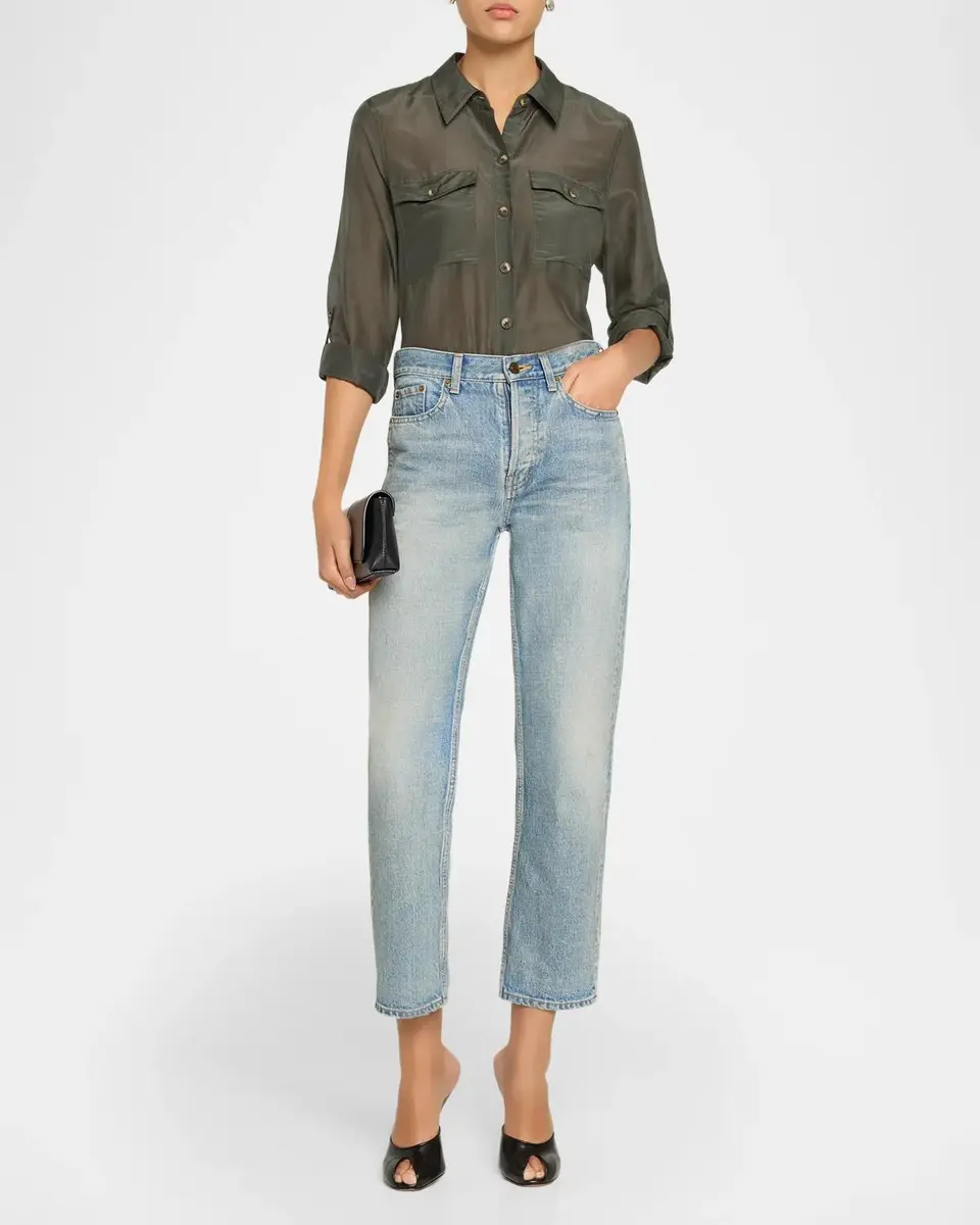L'Agence Pearson Military Blouse | Thumbnail 2 L'Agence Pearson Military Blouse | Thumbnail 2