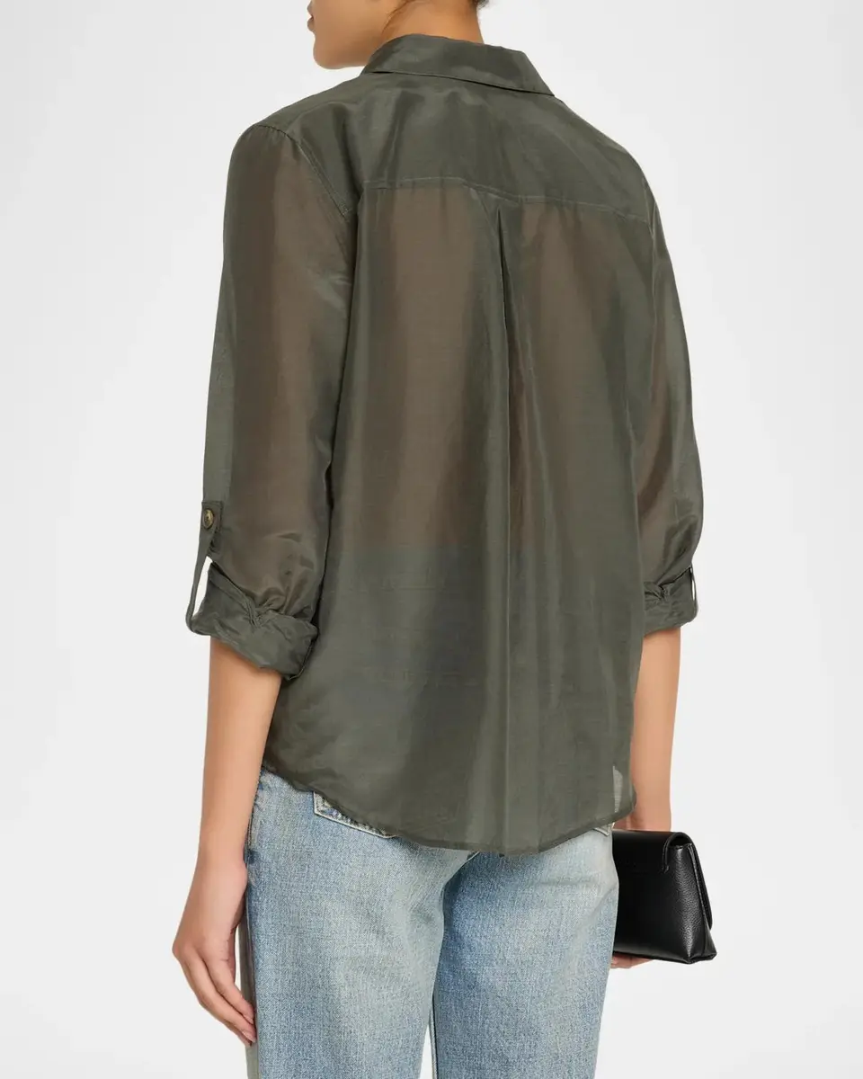 L'Agence Pearson Military Blouse | Thumbnail 3 L'Agence Pearson Military Blouse | Thumbnail 3