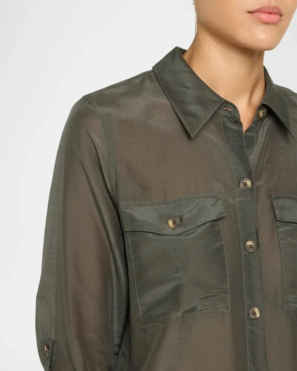 L'Agence Pearson Military Blouse | Thumbnail 5 L'Agence Pearson Military Blouse | Thumbnail 5