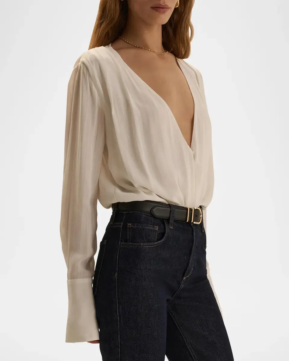 Favorite Daughter The Date Blouse Bodysuit | Thumbnail 4