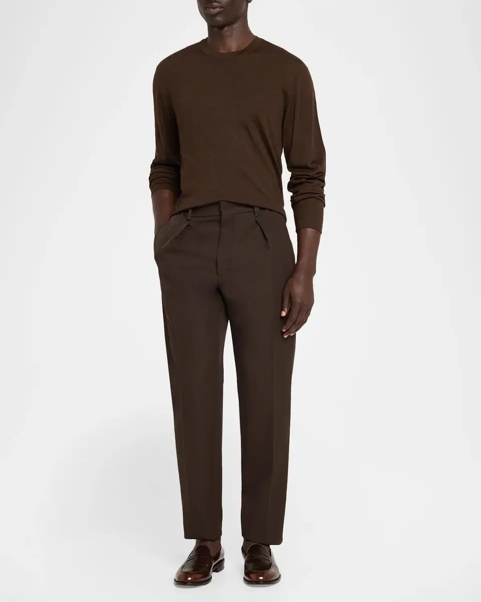 OFFICINE GÉNÉRALE Men's Wool Knit Crewneck Sweater | Thumbnail 2