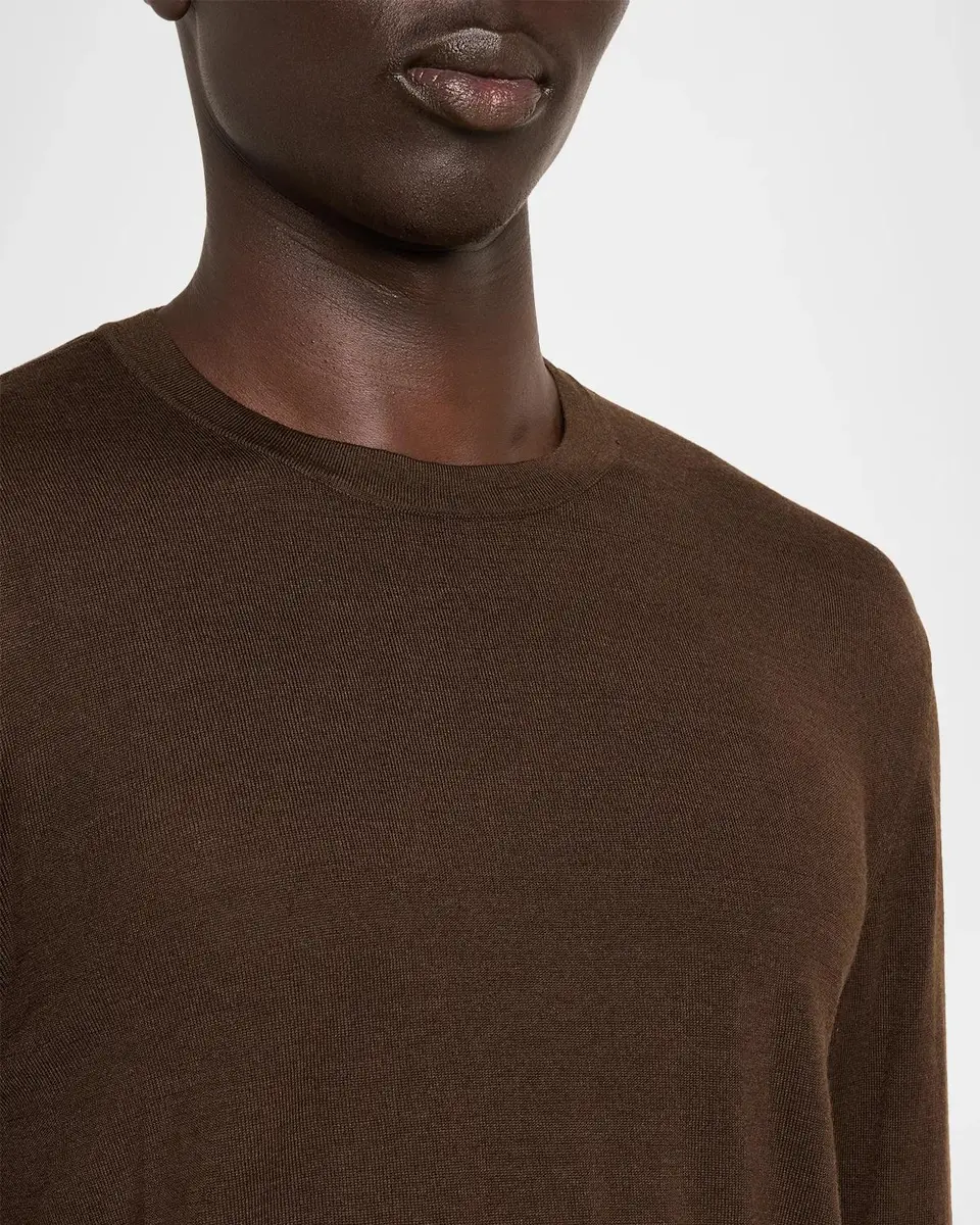 OFFICINE GÉNÉRALE Men's Wool Knit Crewneck Sweater | Thumbnail 5