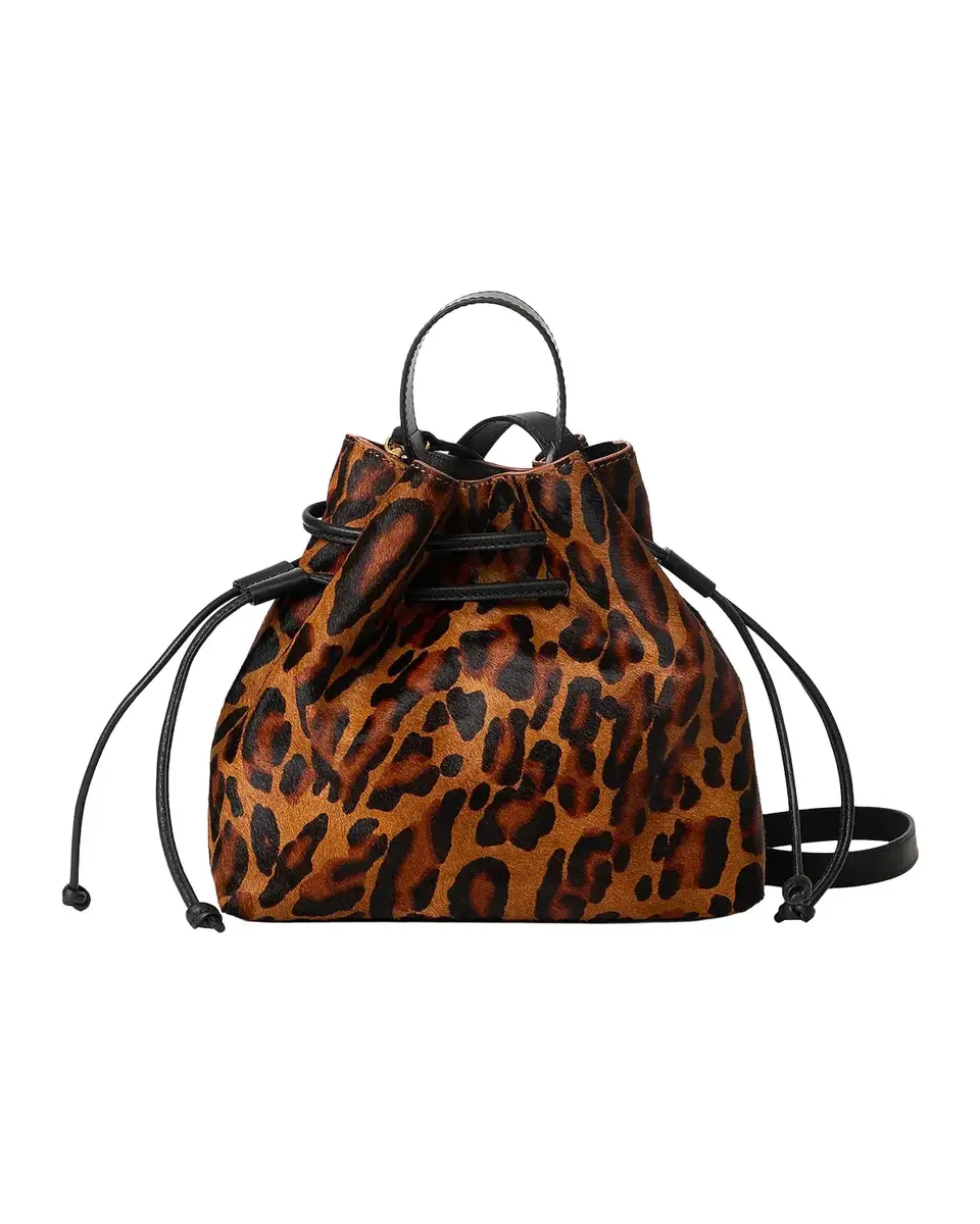 BTB Los Angeles Harlow Cheetah Calf-Hair Bucket Bag | Thumbnail 2 BTB Los Angeles Harlow Cheetah Calf-Hair Bucket Bag | Thumbnail 2