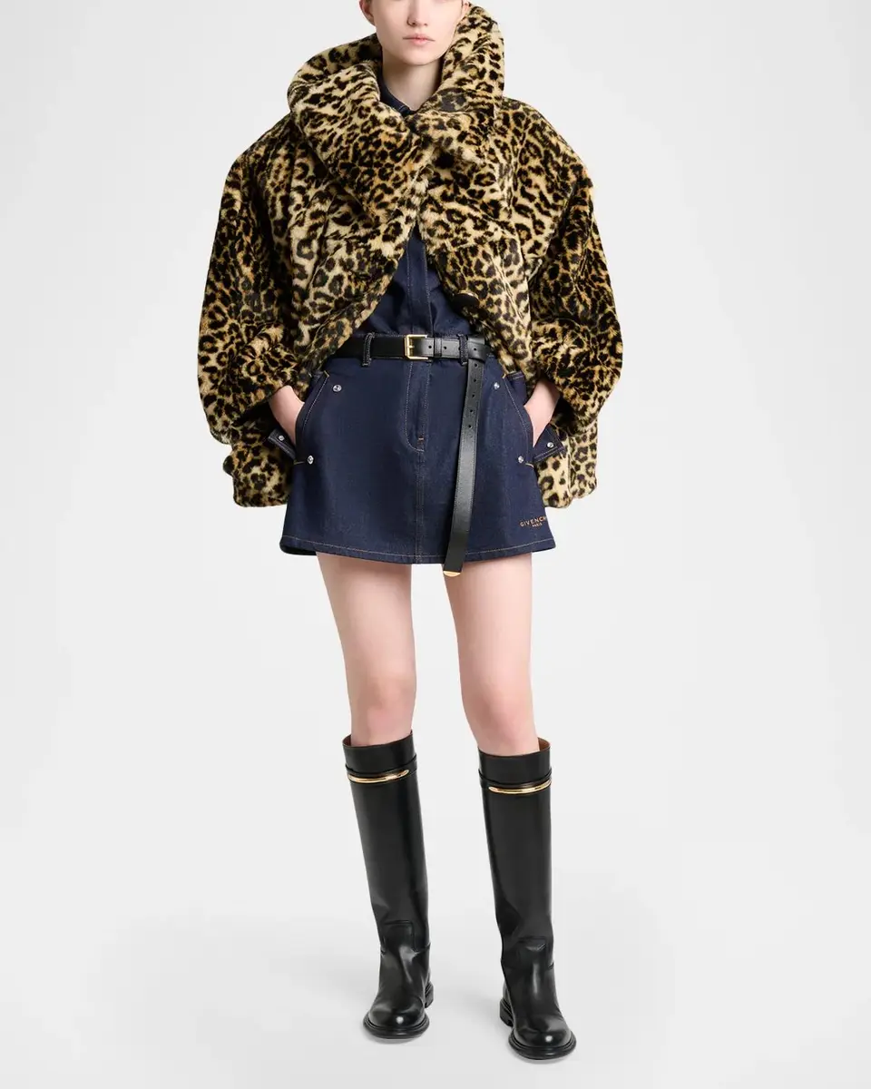 Givenchy Leopard-Print Faux-Fur Jacket | Thumbnail 2