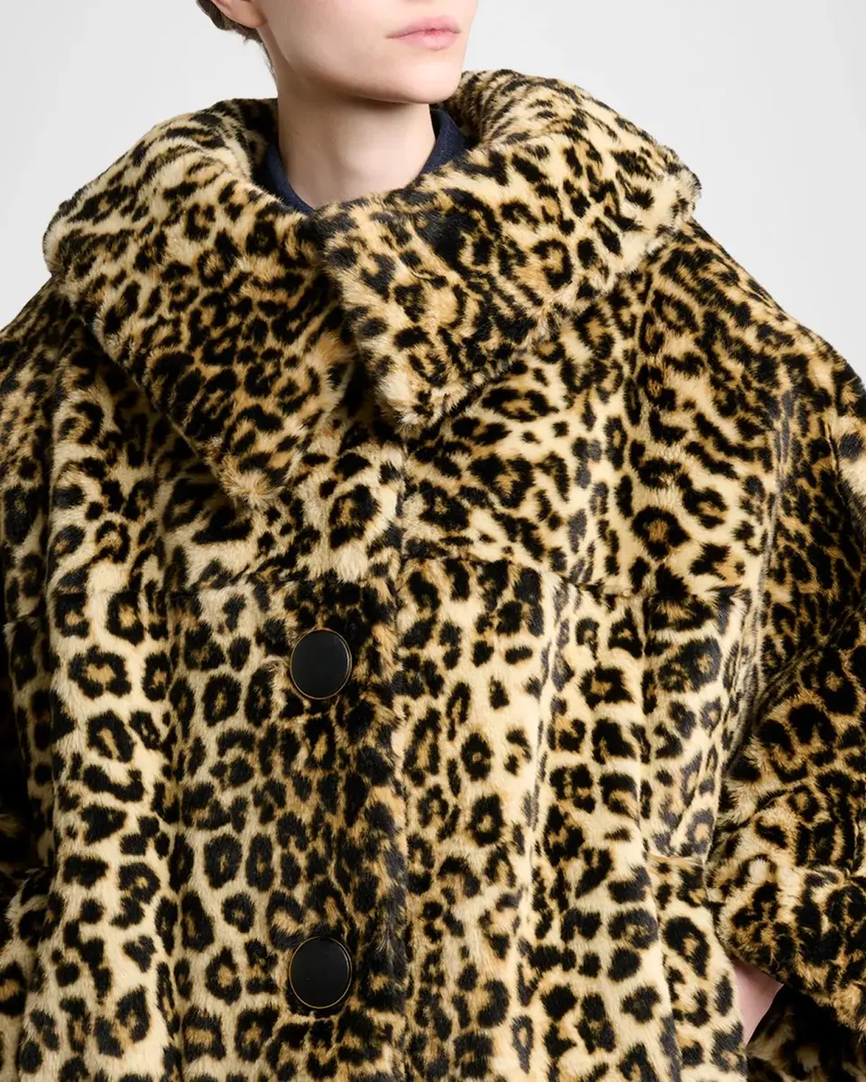 Givenchy Leopard-Print Faux-Fur Jacket | Thumbnail 5