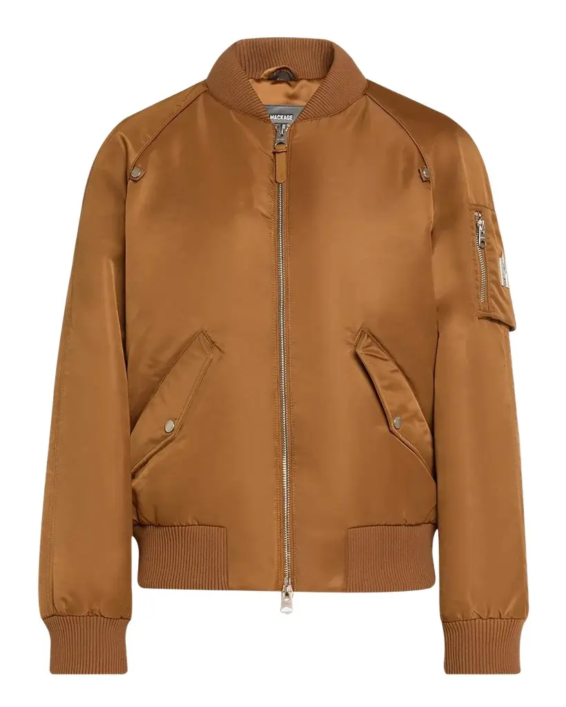 Men's Carmelo Z Satin Bomber Jacket Men's Carmelo Z Satin Bomber Jacket
