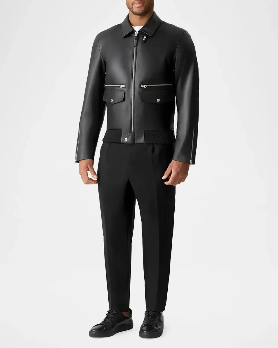 Mackage Men's Jakari Leather Jacket | Thumbnail 2 Mackage Men's Jakari Leather Jacket | Thumbnail 2