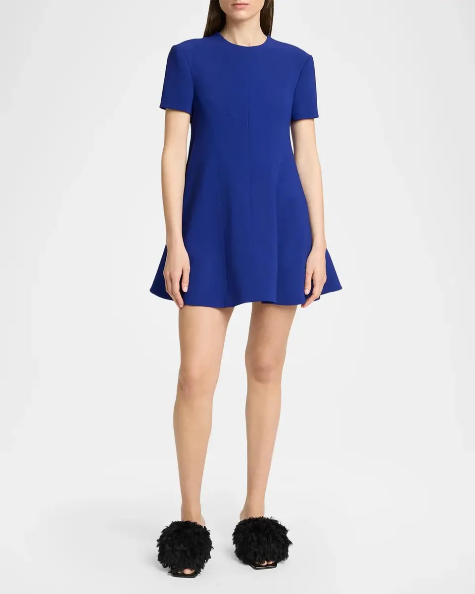 Givenchy Short-Sleeve Mini Swing Dress | Thumbnail 2 Givenchy Short-Sleeve Mini Swing Dress | Thumbnail 2