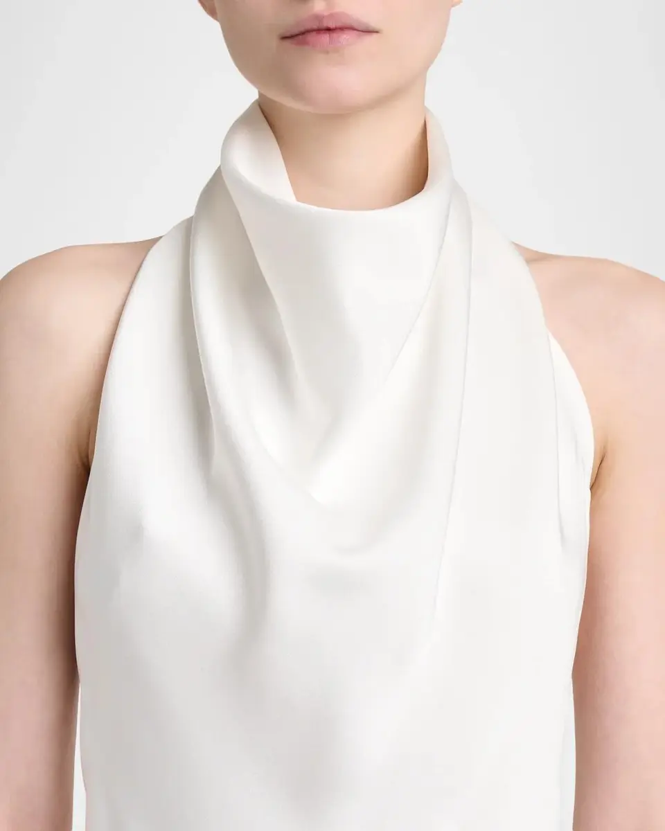 Givenchy Draped Halter Satin Trumpet Gown | Thumbnail 5 Givenchy Draped Halter Satin Trumpet Gown | Thumbnail 5