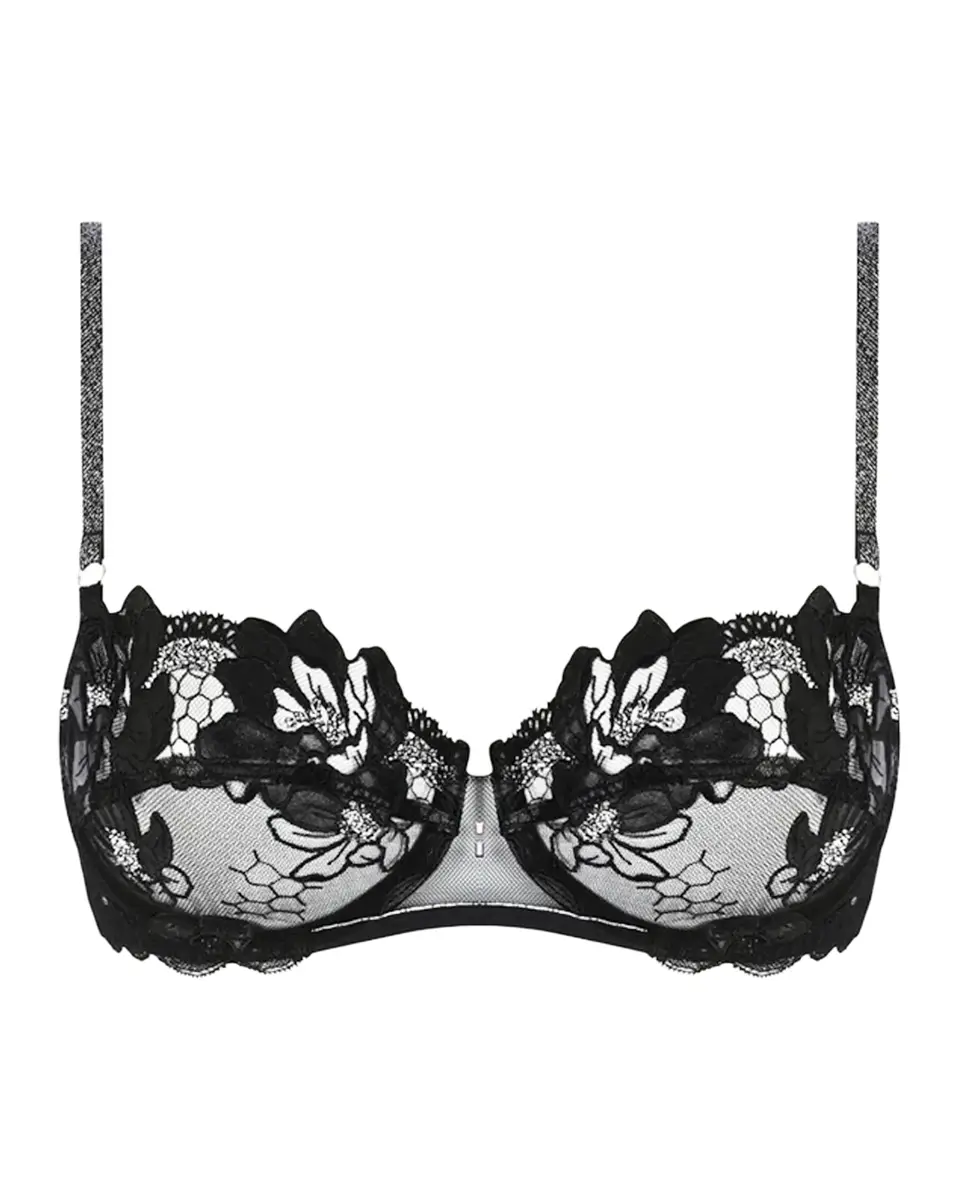 Lise Charmel Cuir Sexy Couture Embroidered Demi Bra | Thumbnail 2
