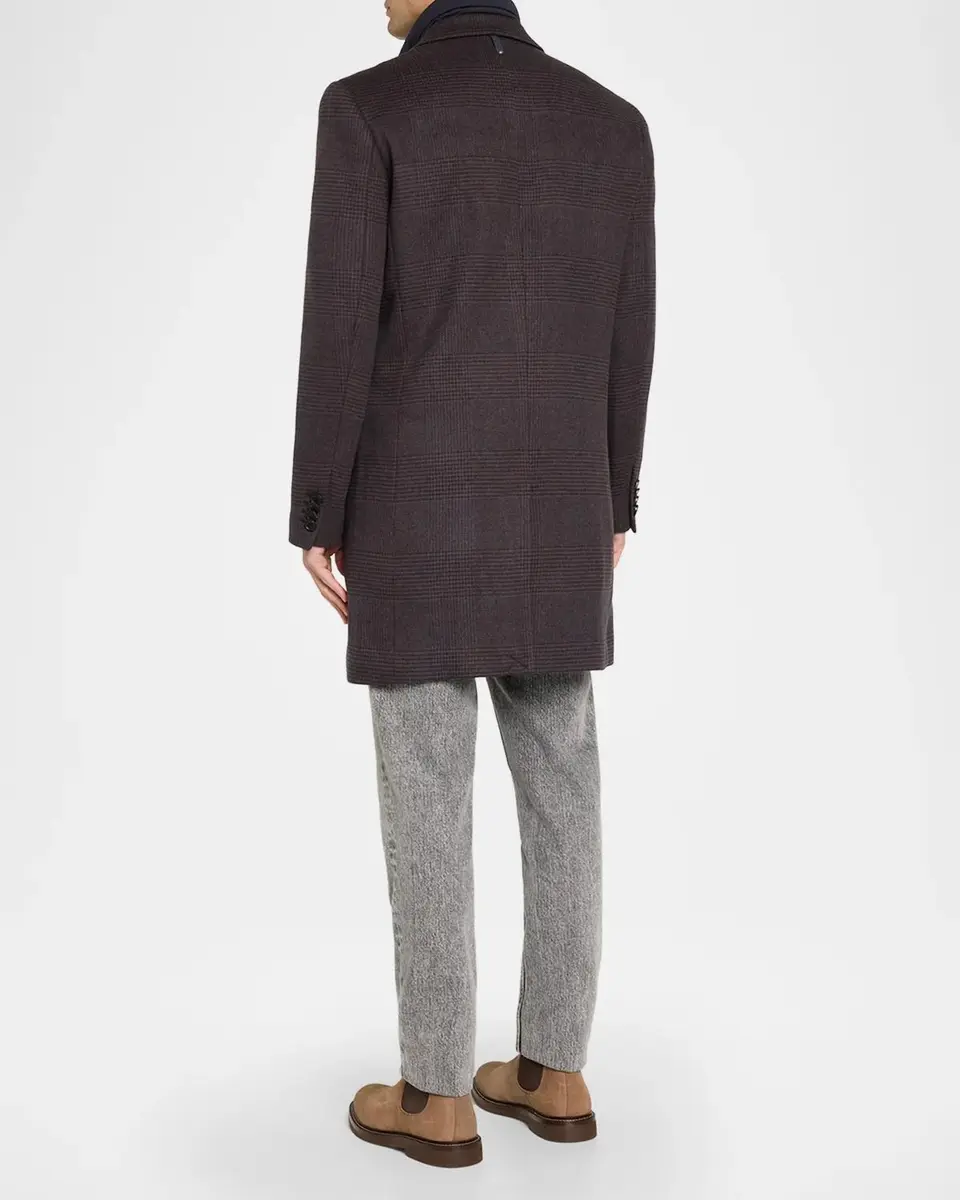 Mackage Men's Emmanuel Double-Face Wool Check Shirt Jacket | Thumbnail 3