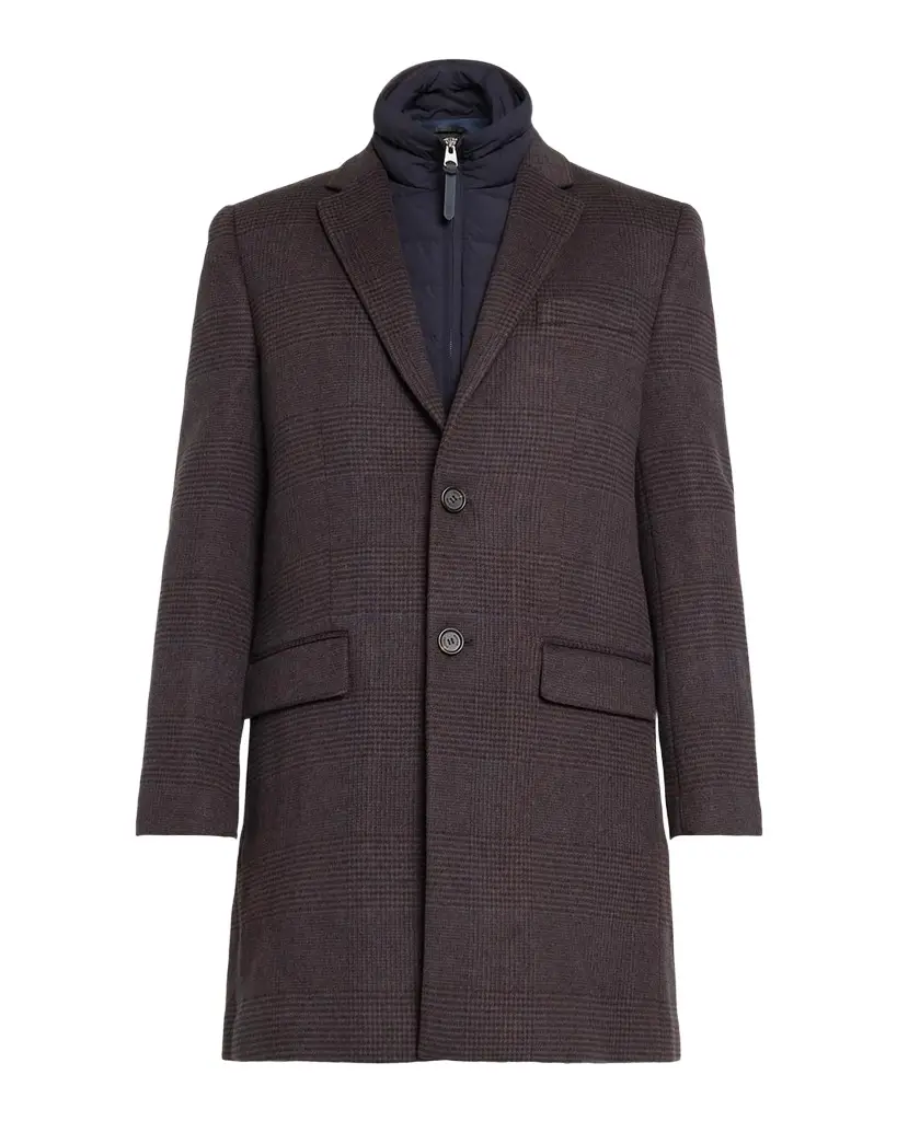 Men's Emmanuel Double-Face Wool Check Shirt Jacket Men's Emmanuel Double-Face Wool Check Shirt Jacket