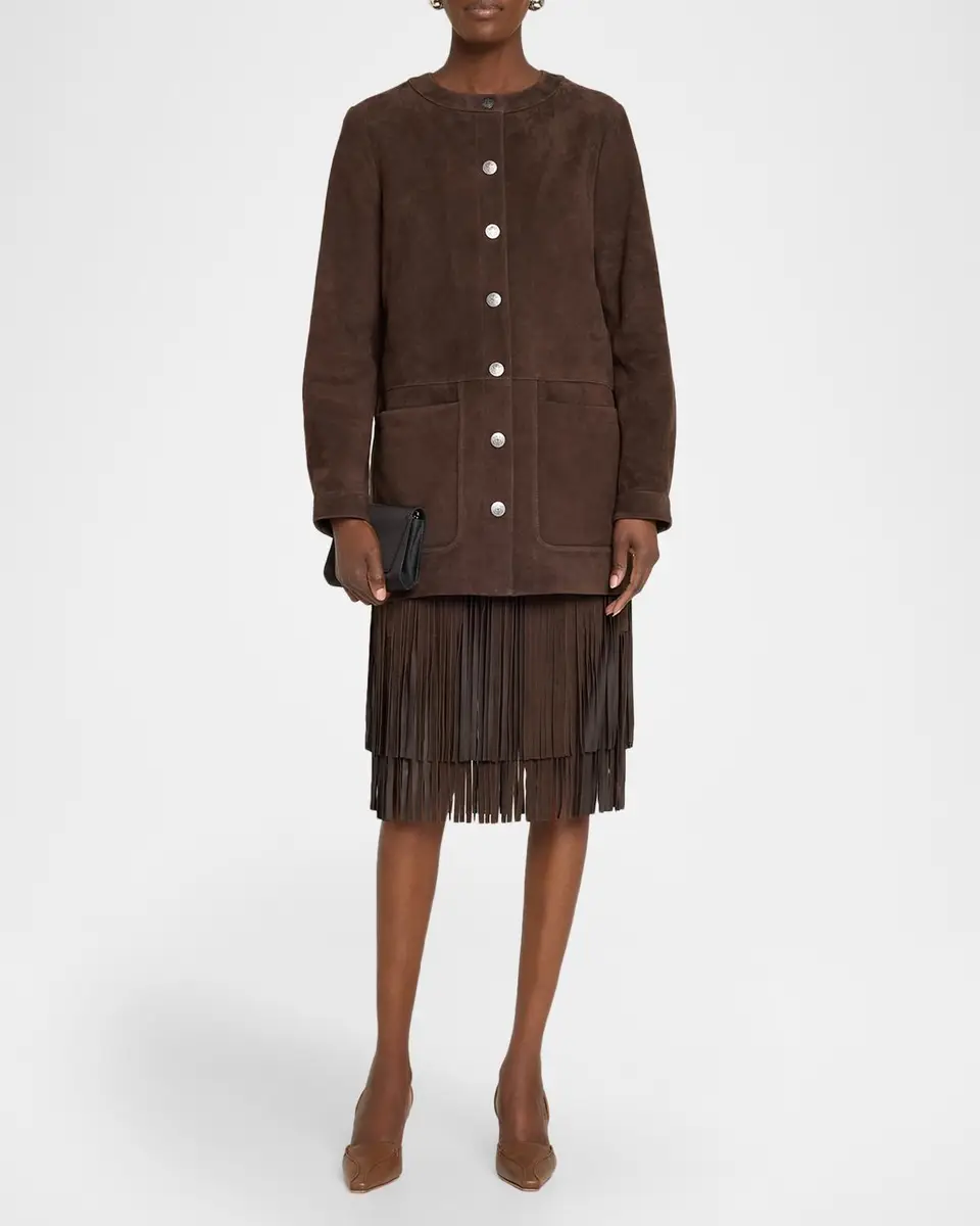 Kobi Halperin Kyla Fringed Suede Midi Skirt | Thumbnail 2 Kobi Halperin Kyla Fringed Suede Midi Skirt | Thumbnail 2