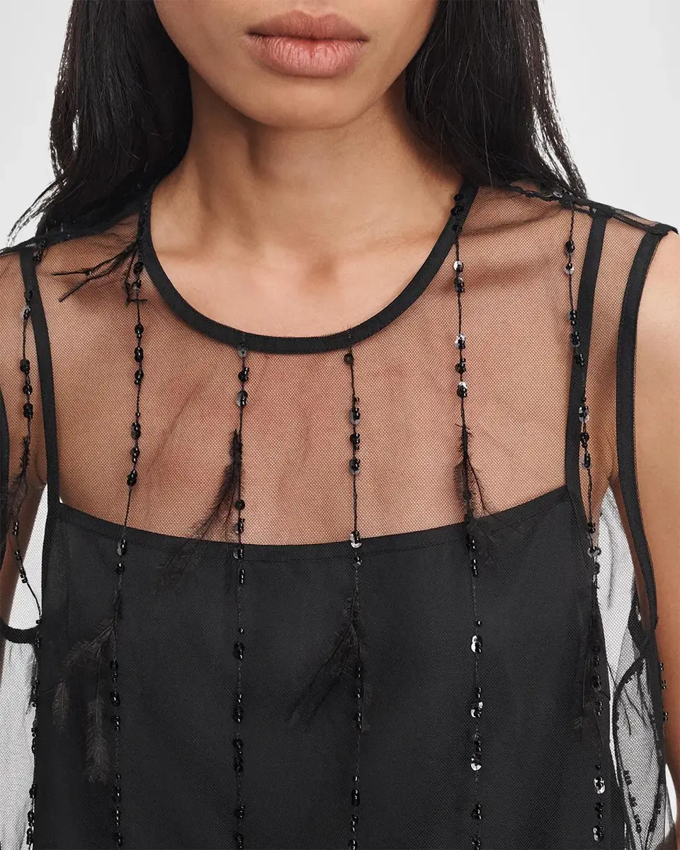rag & bone Geena Sheer Embellished Tank | Thumbnail 5