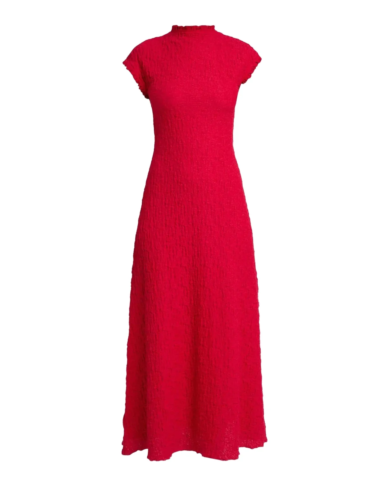 Cleo Stretch Jersey Jacquard A-Line Midi Dress Cleo Stretch Jersey Jacquard A-Line Midi Dress