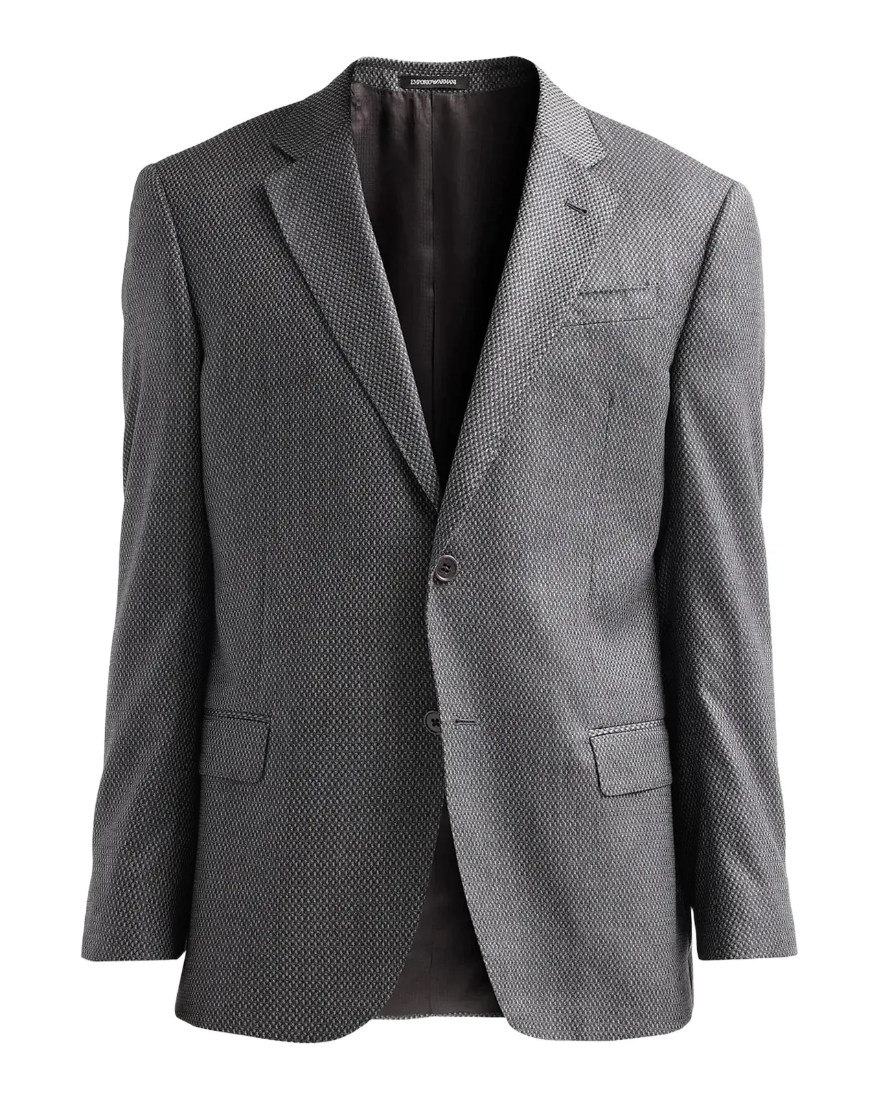 Men's Jacquard-Diamond Wool Sport Coat