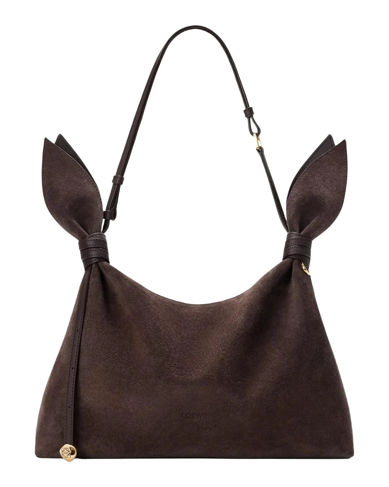 Scarf Medium Suede Shoulder Bag Scarf Medium Suede Shoulder Bag