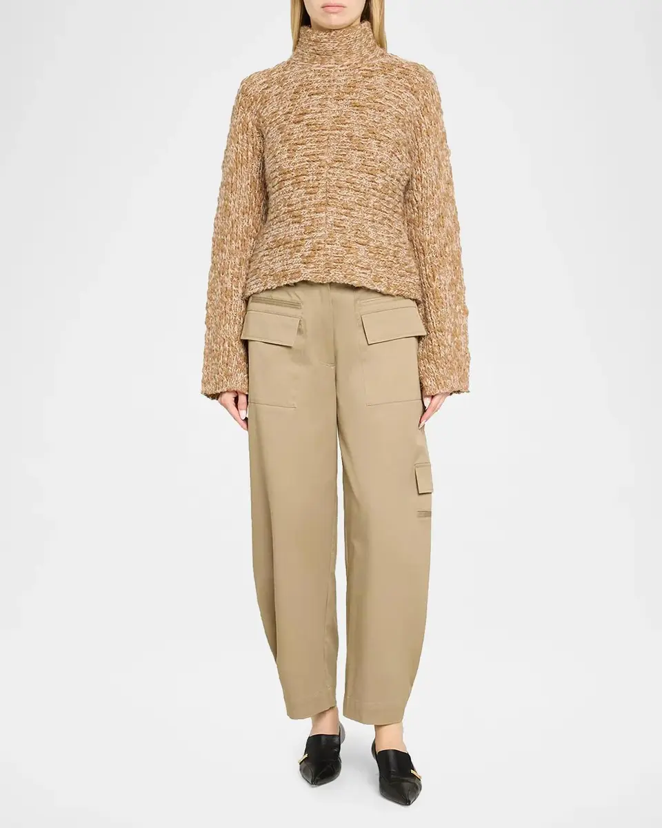 Proenza Schouler White Label Talla Barrel-Leg Cotton Cargo Pants | Thumbnail 2 Proenza Schouler White Label Talla Barrel-Leg Cotton Cargo Pants | Thumbnail 2