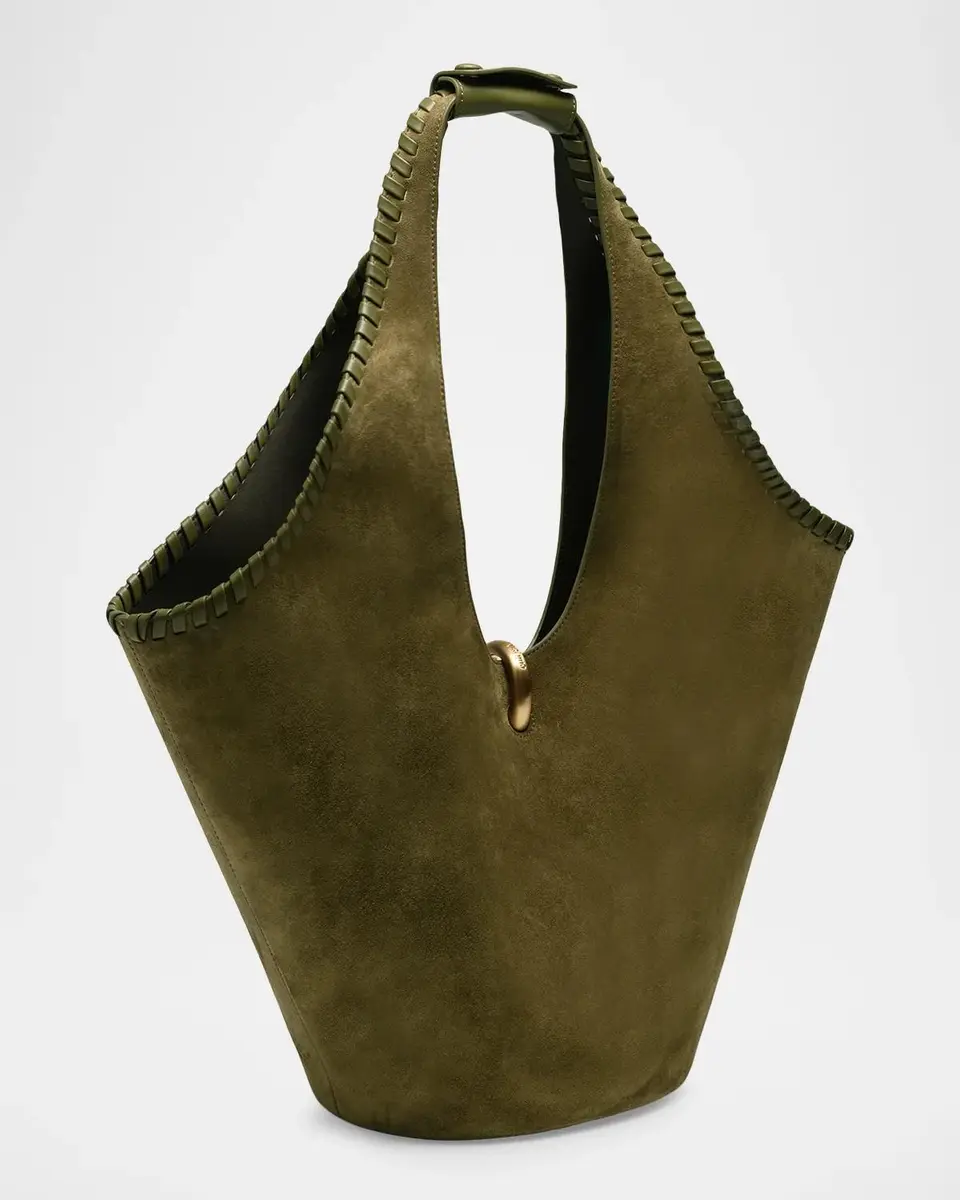 Cult Gaia Nova Whipstitch Suede Tote Bag | Thumbnail 2 Cult Gaia Nova Whipstitch Suede Tote Bag | Thumbnail 2