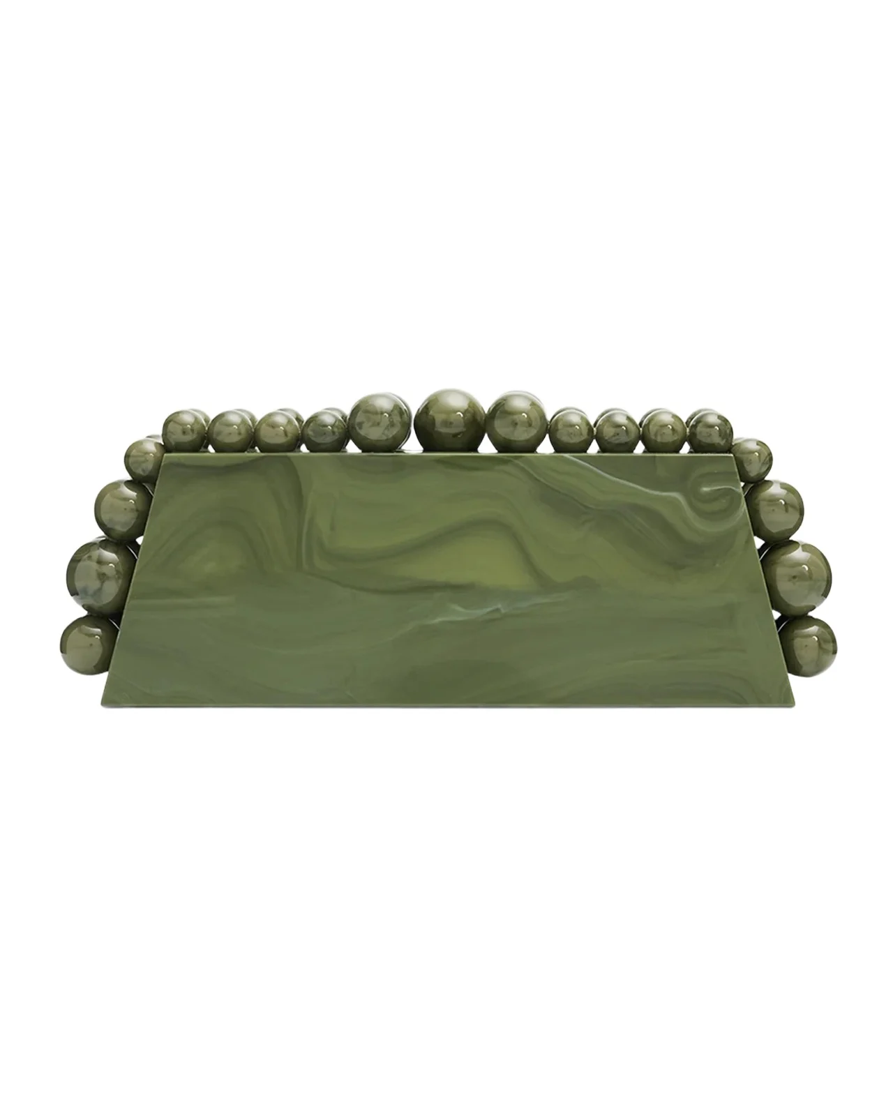 Eos Lungo Marbled Acrylic Clutch Bag